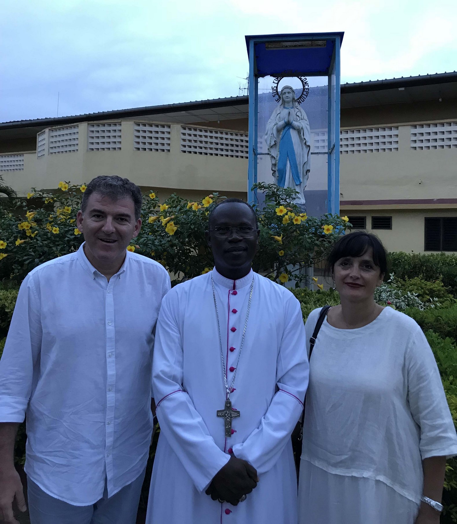 06 Prijem kod mons. Aristide Gonsallo biskup Porto Nova glavnog grada Benina 2