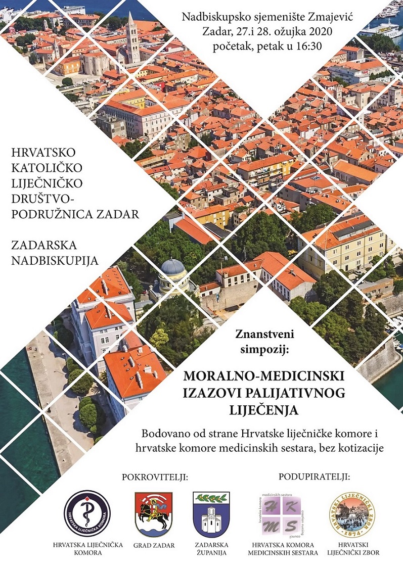 Plakat simpozij Zadar 27. i 28.03