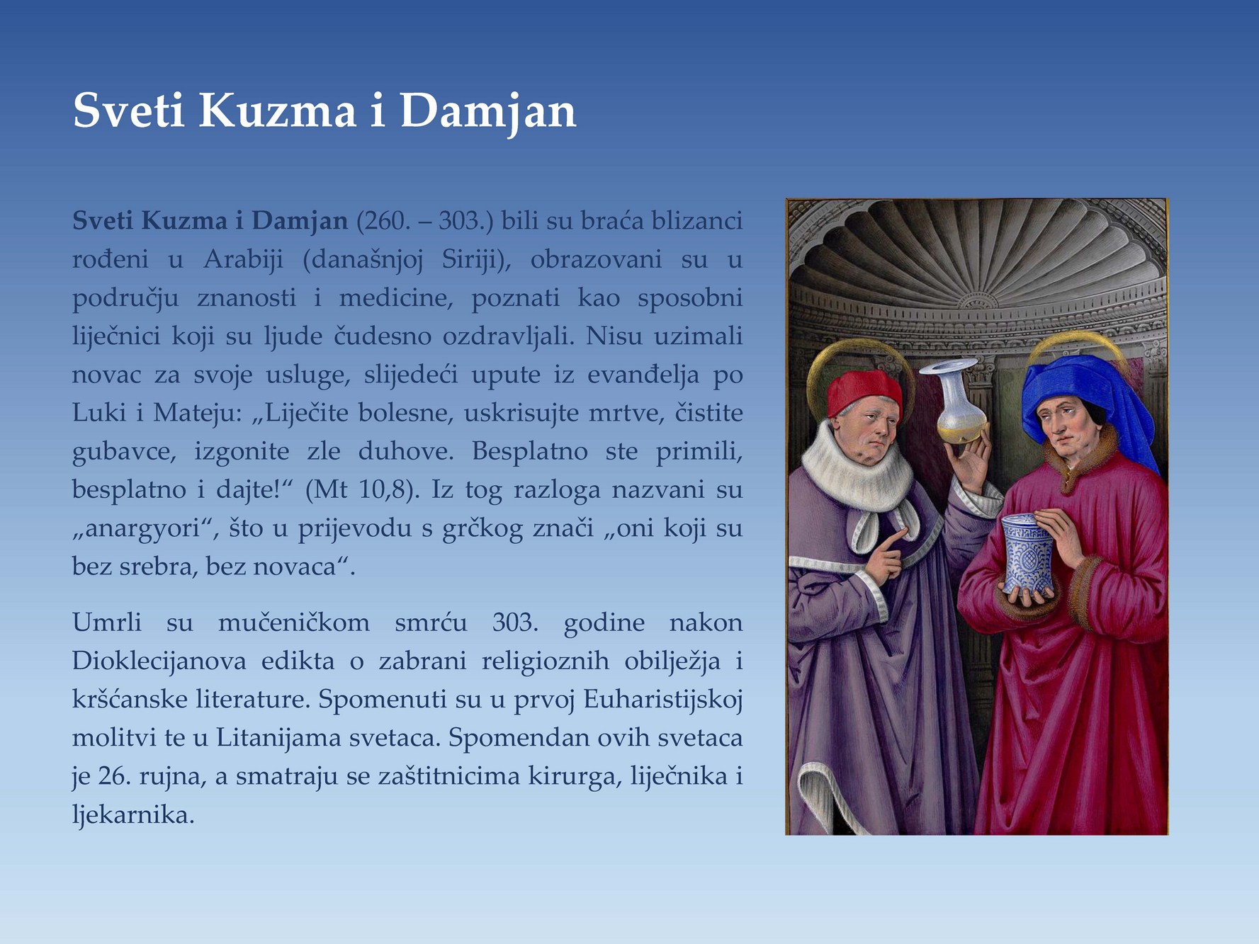 Izbor za plakate za izložbu MEDICINA SACRA na FBF u Page 01