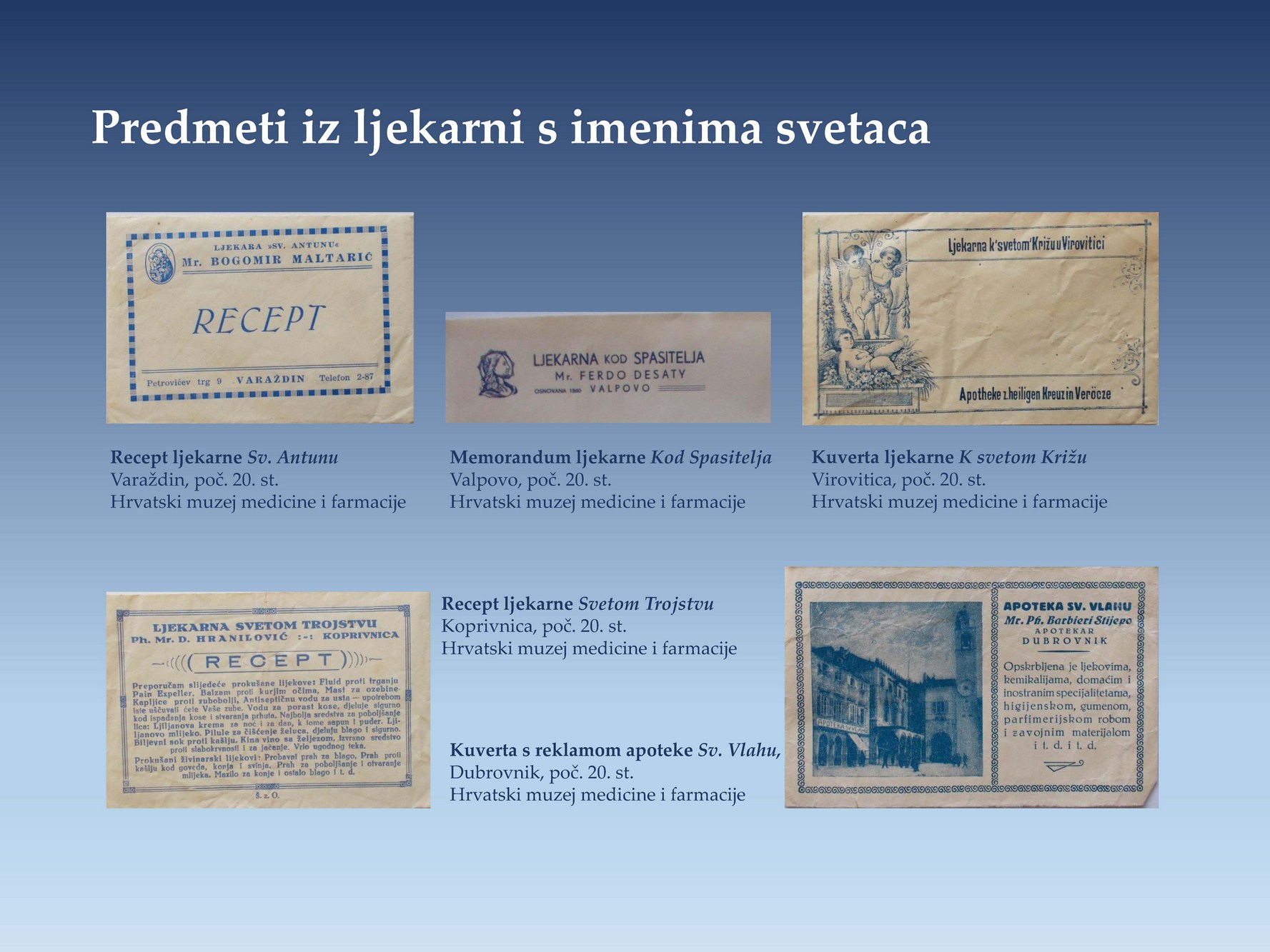Izbor za plakate za izložbu MEDICINA SACRA na FBF u Page 15