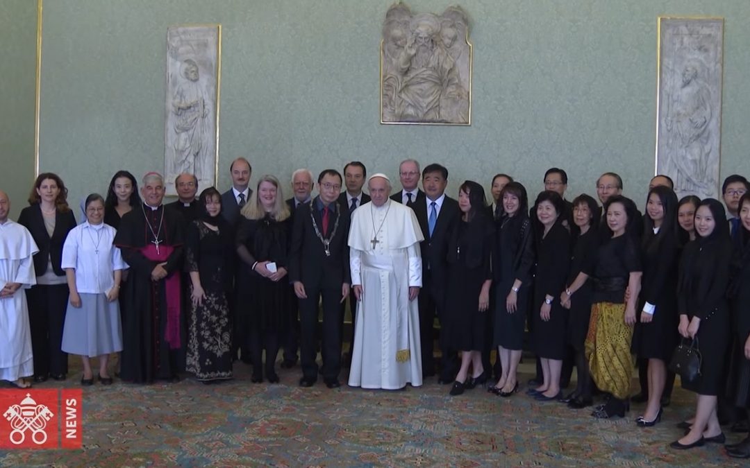 foto: screenshot Vatican News papa i fiamc