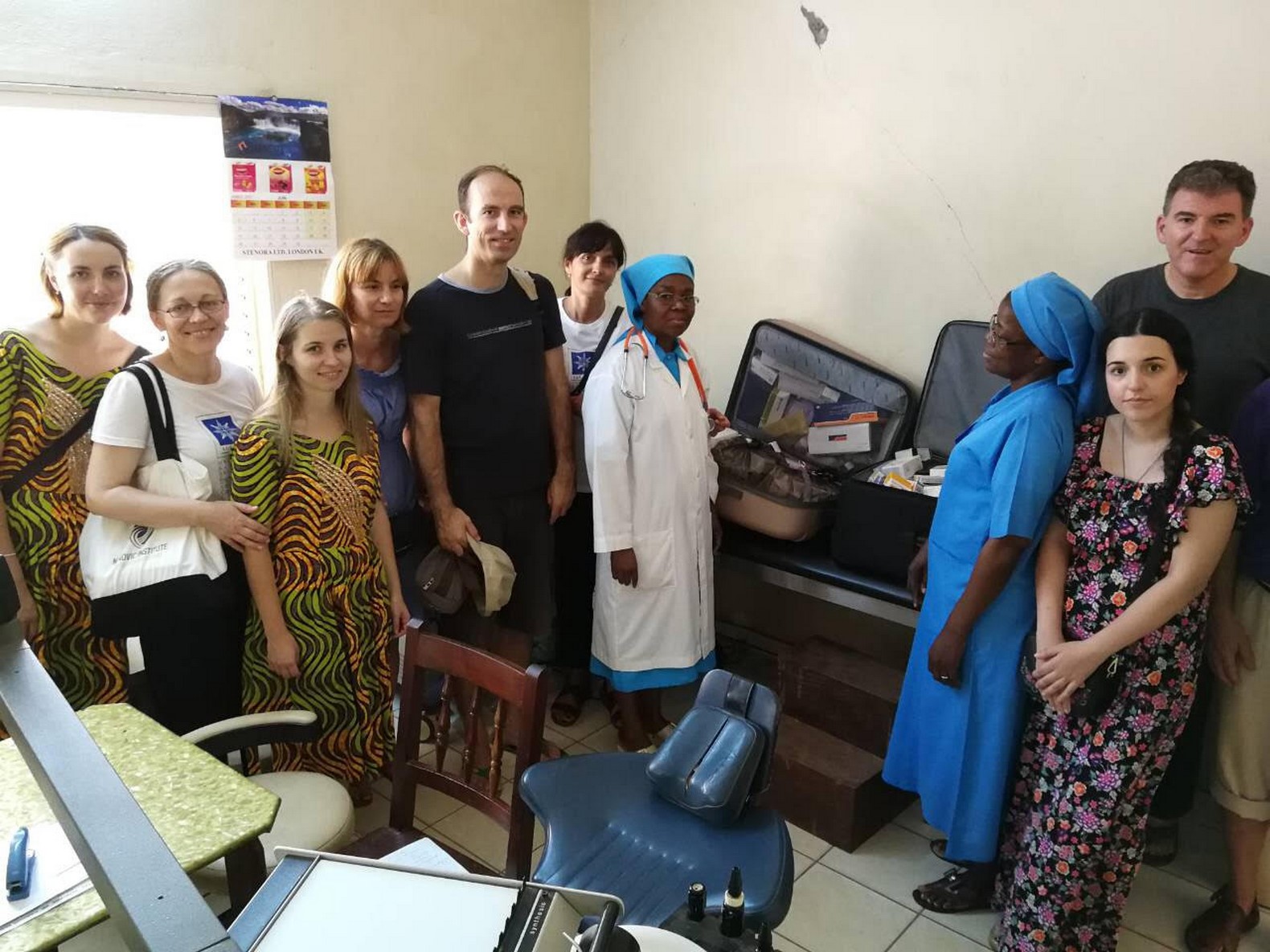 02 susret s ravnateljicom u katoličkoj bolnici LAuberge de lAmour Redempteur du Chris Svratište Kristove otkupiteljske ljubavi u Dangbou 2
