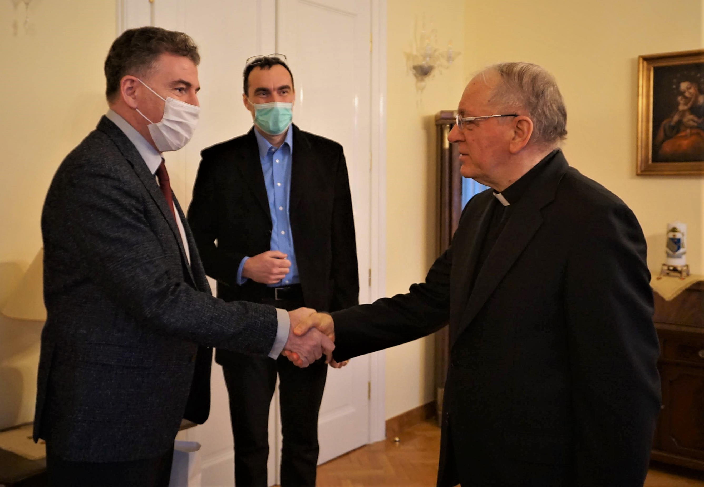 foto IKA Požeški biskup primio predsjednika Hrvatskog katoličkog liječničkog društva