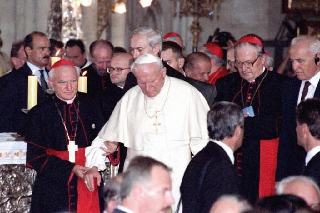 St. John Paul II. during his first visit to Croatia